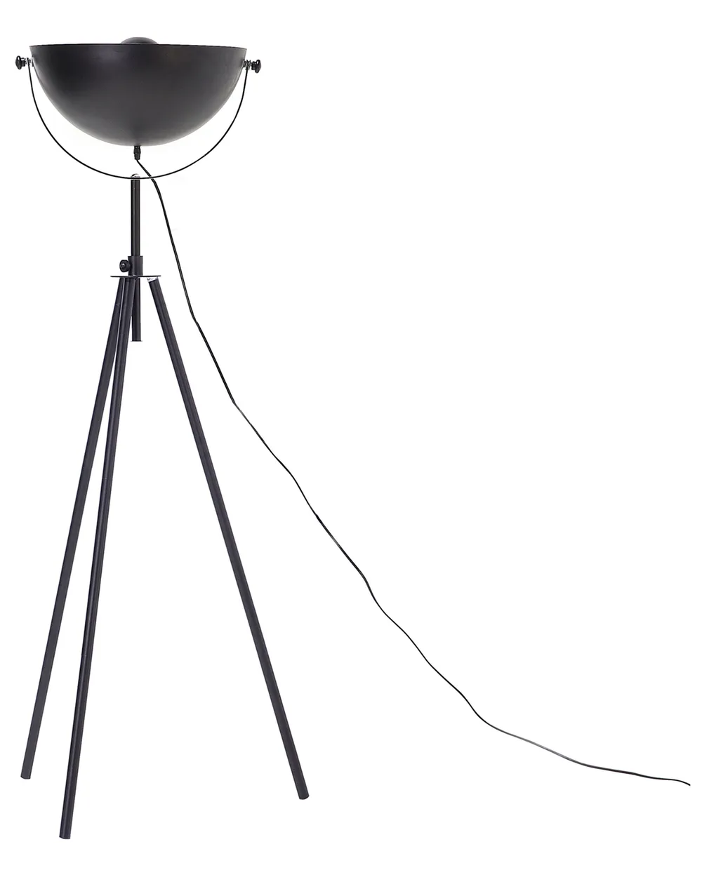 Floor Lamp THAMES Metal Black_695899