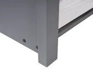 Utdragbar barnsäng Furu CRILLON 90 x 200 cm Grå_961932