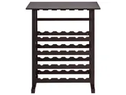 Wine Rack ROWLEY Dark Brown_963054