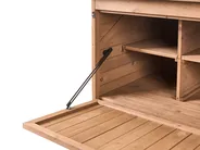 Redskapsförråd TOFFIA 127 cm 66 cm Granträ Brun_1015105