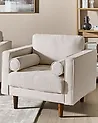 Armchair NURMO Fabric Light Beige