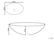 Countertop Basin CALETE 500 x 350 mm White_1098852