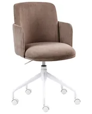 Office Chair DRYDEN Corduroy Brown_1060337