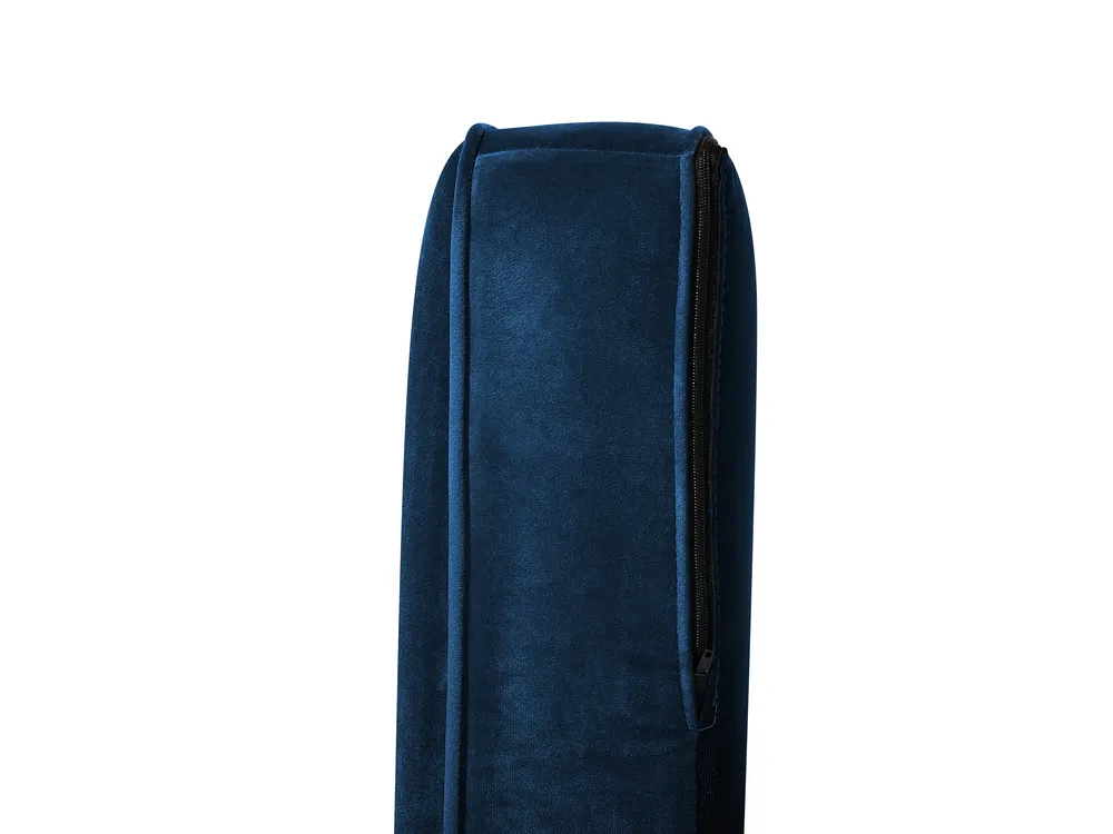 Sofa 3 Seater LOKKA Velvet Navy Blue_704396