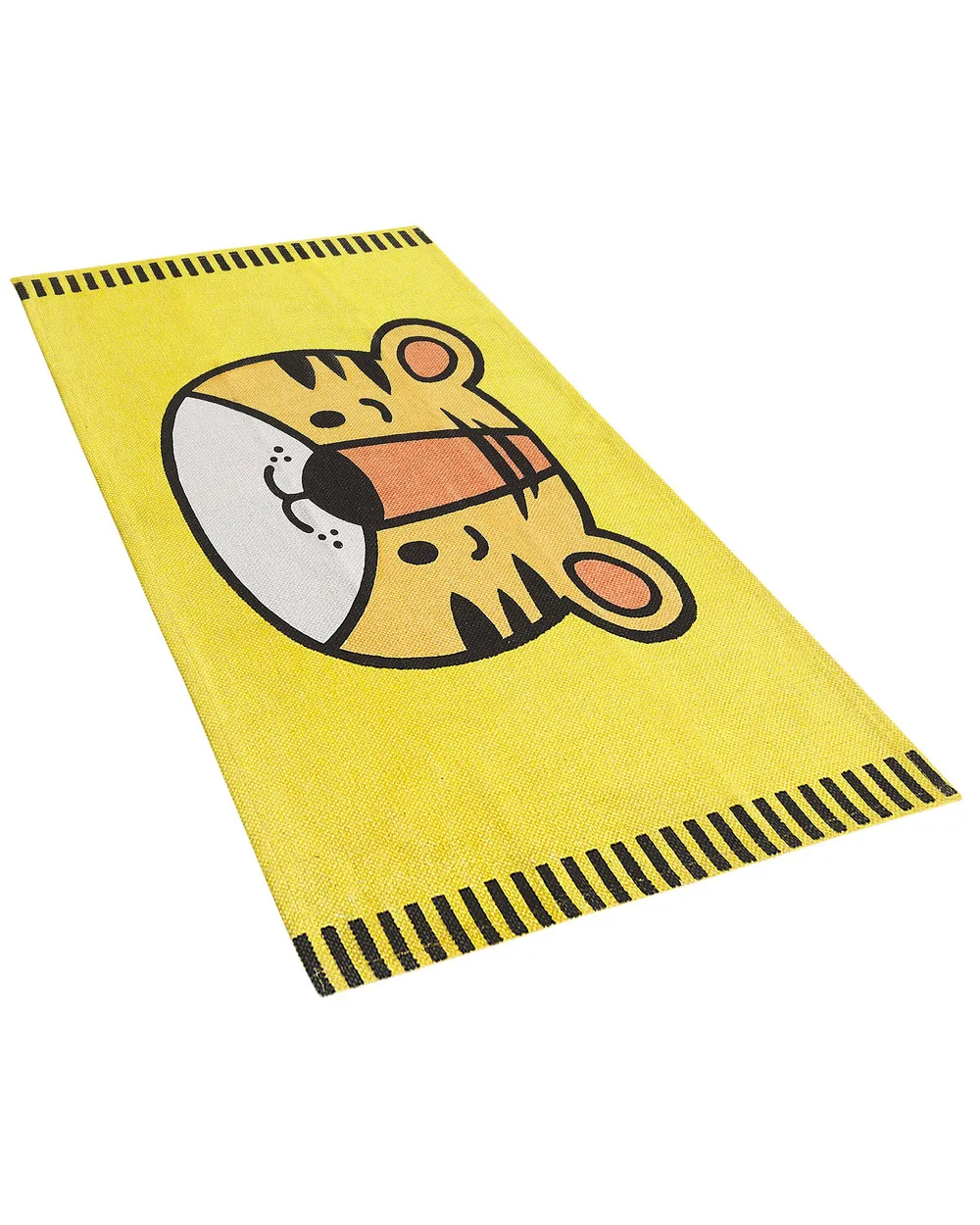 Kids Rug RANCHI Yellow 60 x 90 cm Cotton_798364