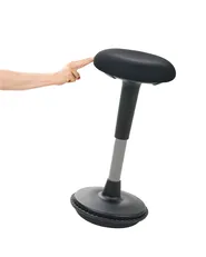 Wobble Stool ESTELL Fabric Black_1007032