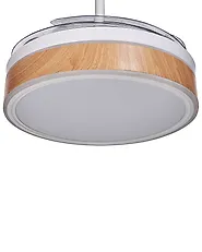 Takfläkt med lampa FREMONT med fjärrkontroll LED Vit_862435