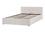 Seng med oppbevaring LAURESSES Lys beige 120 x 200 cm_1150422