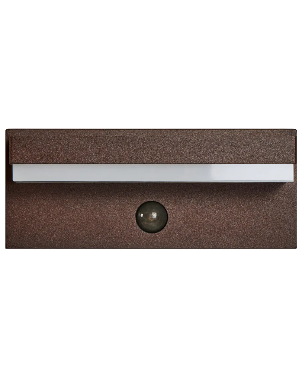 Set of 2 Outdoor LED Wall Lights DROMA with Motion Sensor Brown_1103271