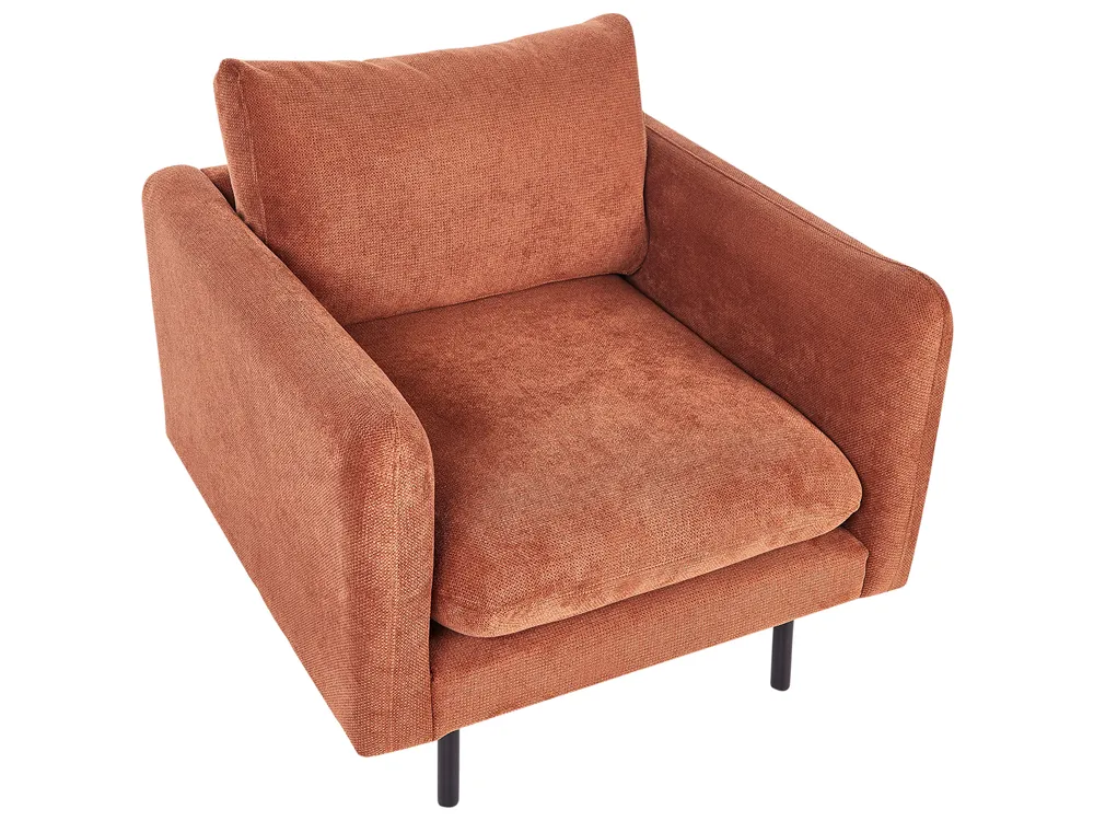 Living Room Set 4 Seater VINTERBRO Chenille Golden Brown_907083