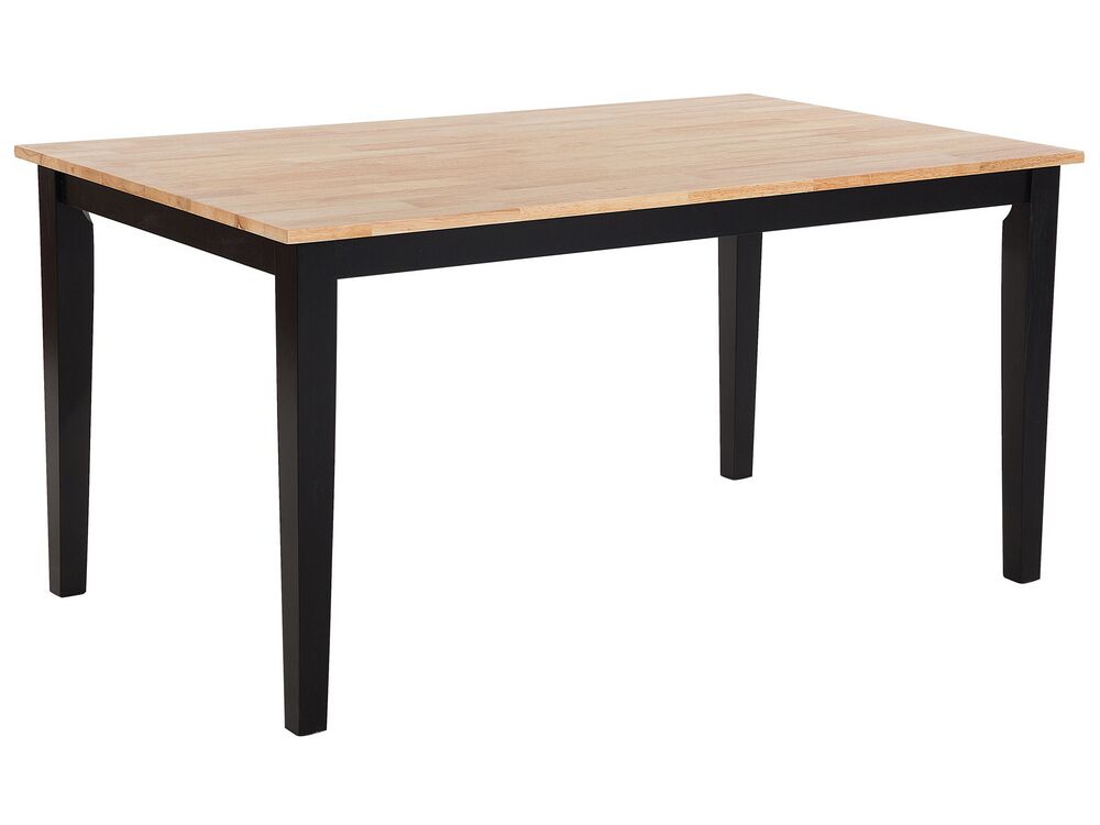 Dining Table GEORGIA Black 150 cm 90 cm Wood