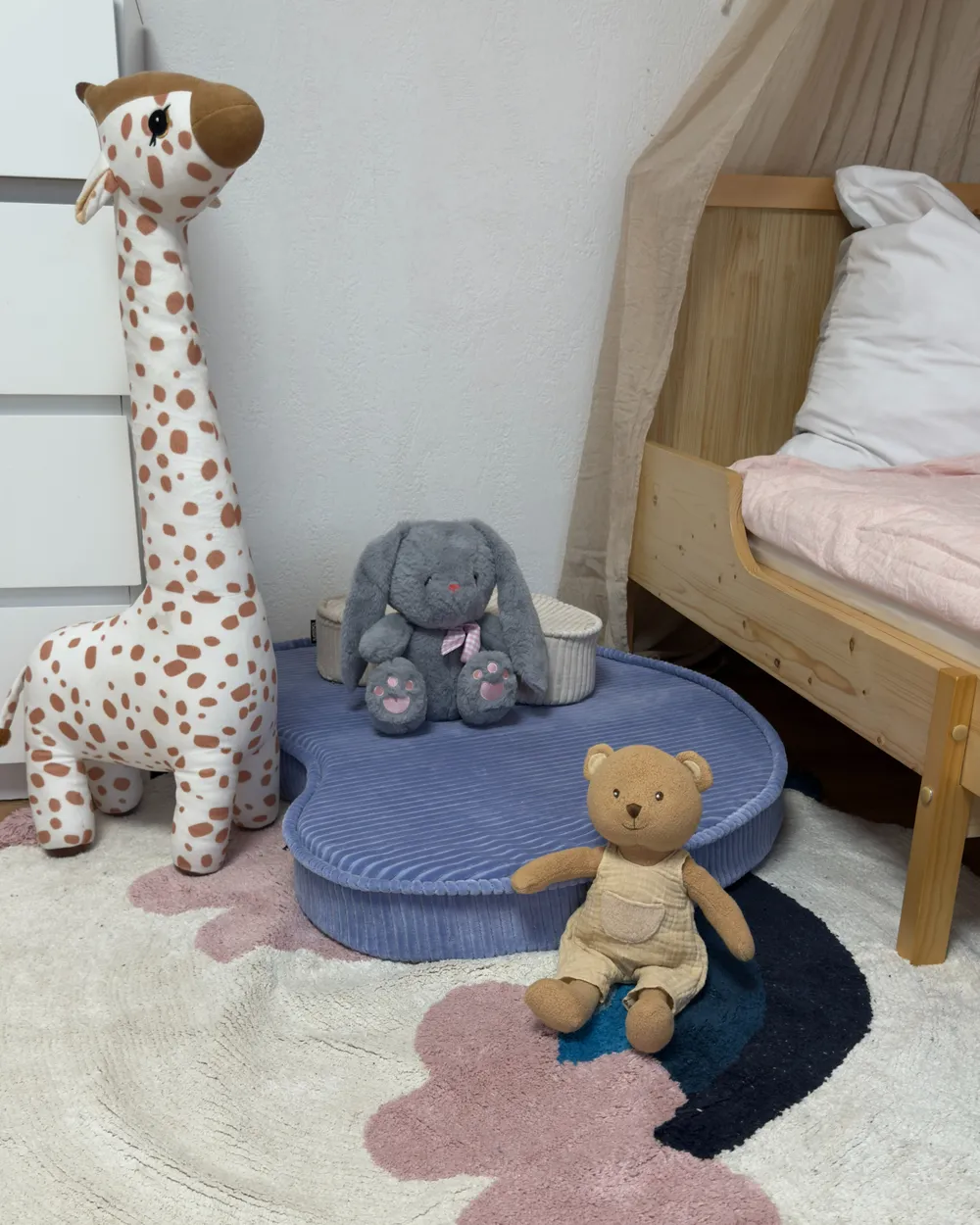 Sittpuff NILI Sammet Ljusviolett_977874