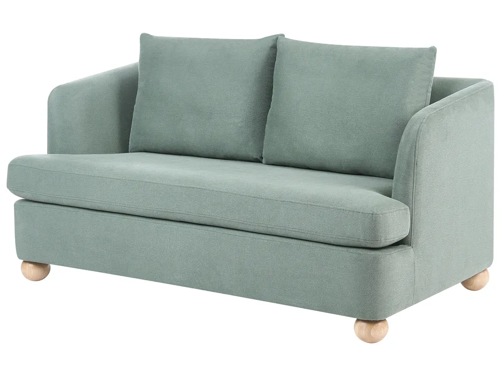 Living Room Set 6 Seater RATTVIK Fabric Light Green_1066618