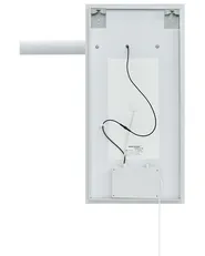 LED Bathroom Mirror MAUX 83 cm 100 cm Silver_1093783