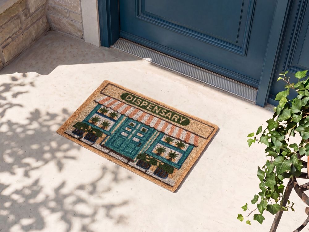 Doormat CADIZ Multicolour 40 x 60 cm Coir