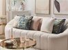 Set of 2 Decorative Cushions GARDENIA 45 x 45 cm Velvet Blue Abstract Pattern