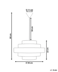 Pendant Lamp EREBATO Linen Off-White_955670