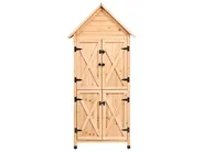 Redskapsförråd SENIGA 85 cm 46 cm Granträ Naturlig_1041626