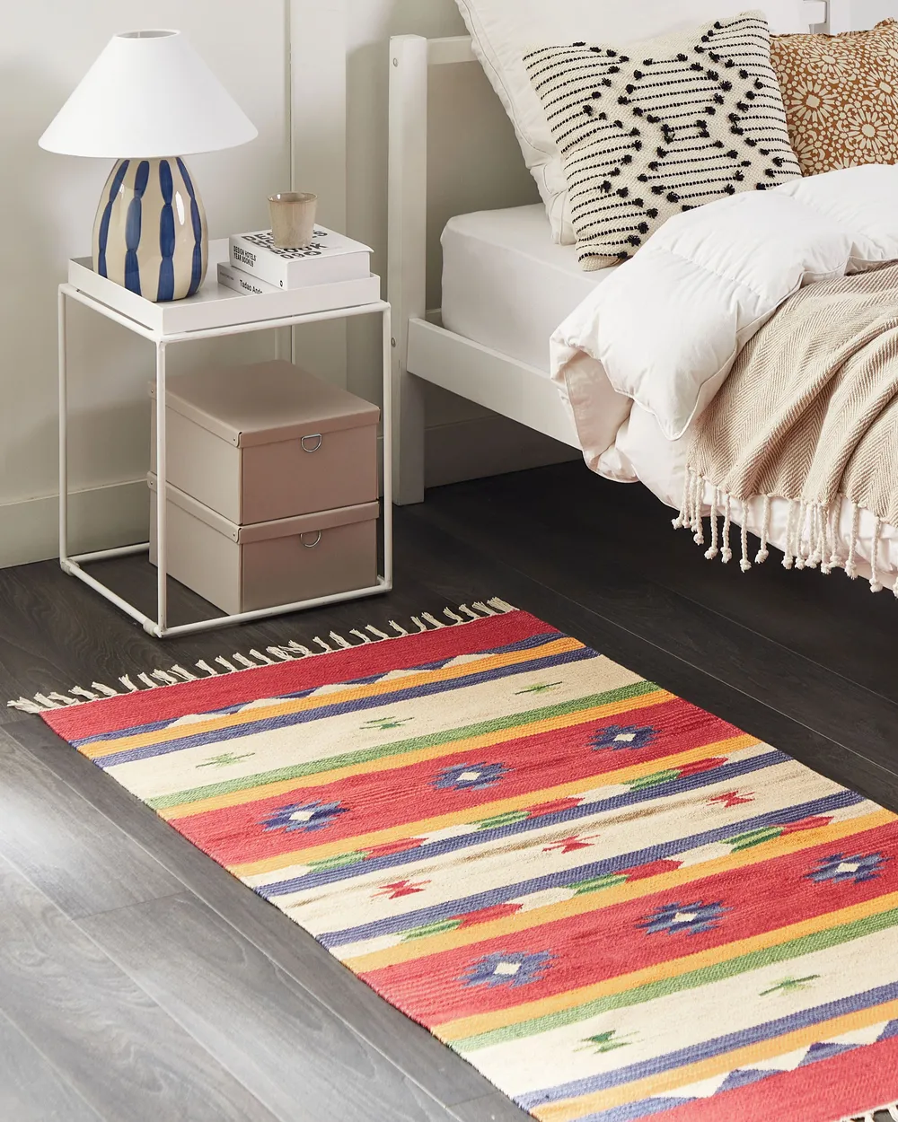 Rug ALAPARS Multicolour 80 x 150 cm Kilim Cotton