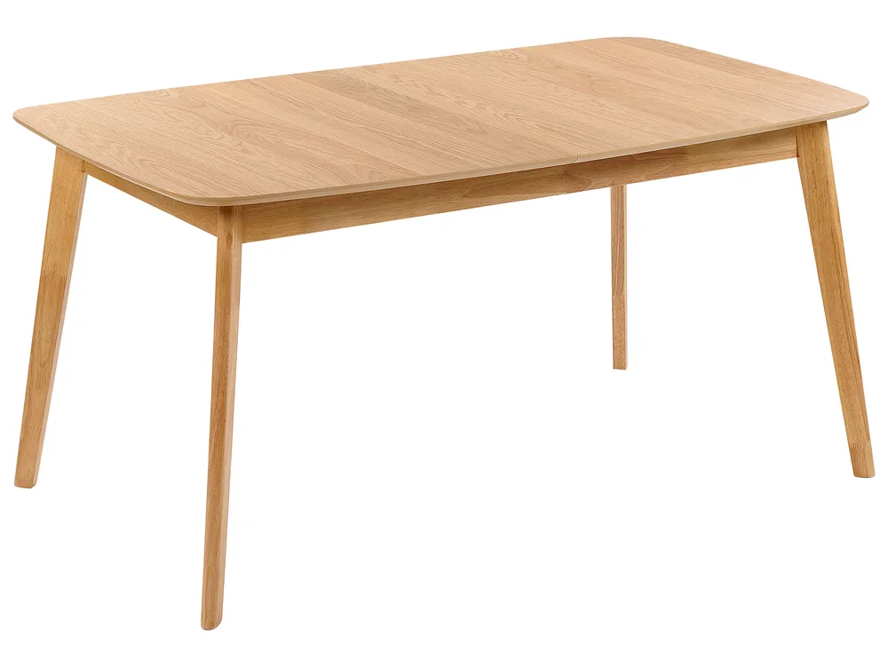 Extending Dining Table MADOX Light Oak 150/190 cm 90 cm_858501