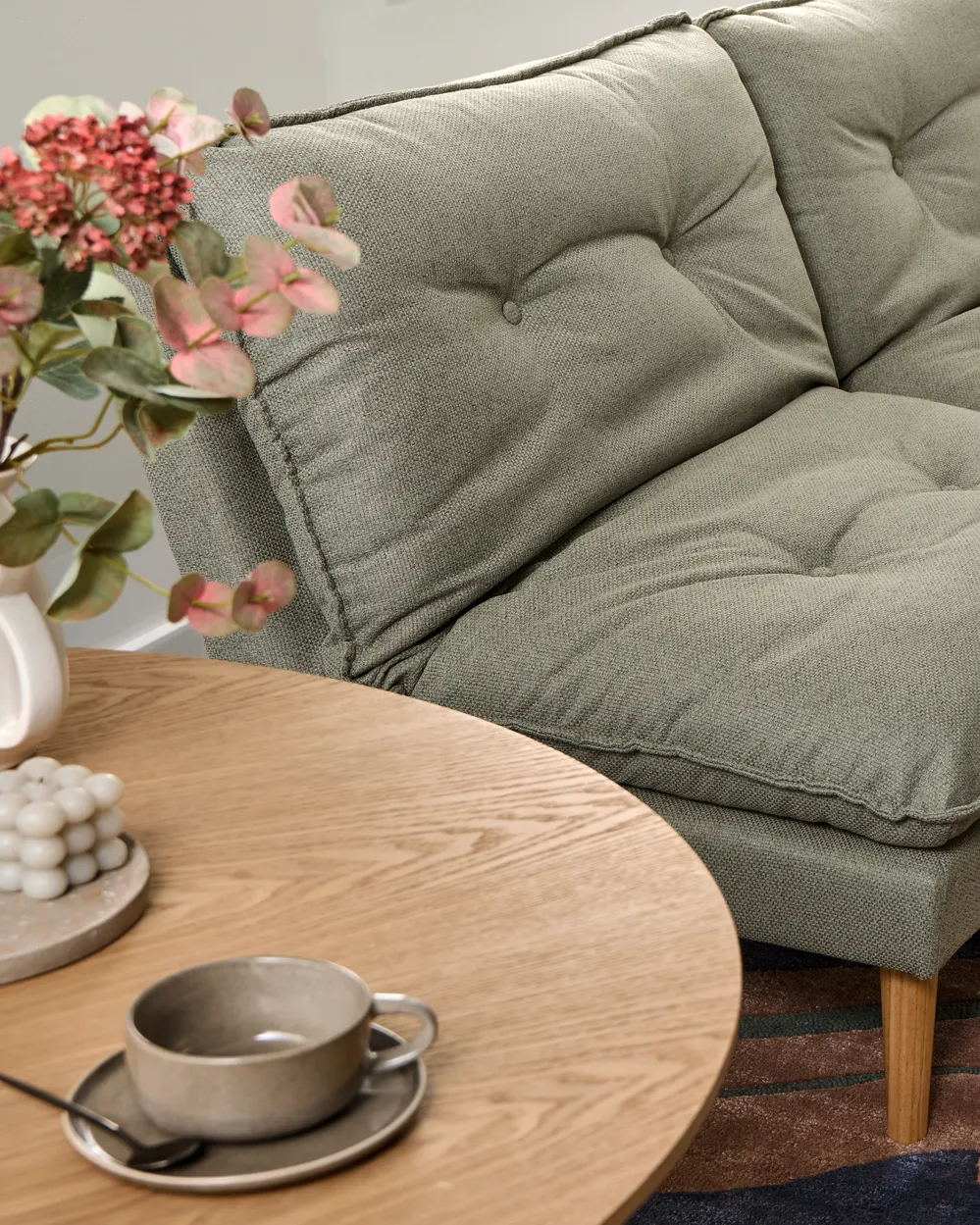 Bäddsoffa 3-sits YILA Grön_1056262