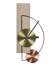 Wall Clock CEVINS 31 cm Metal Beige_941136
