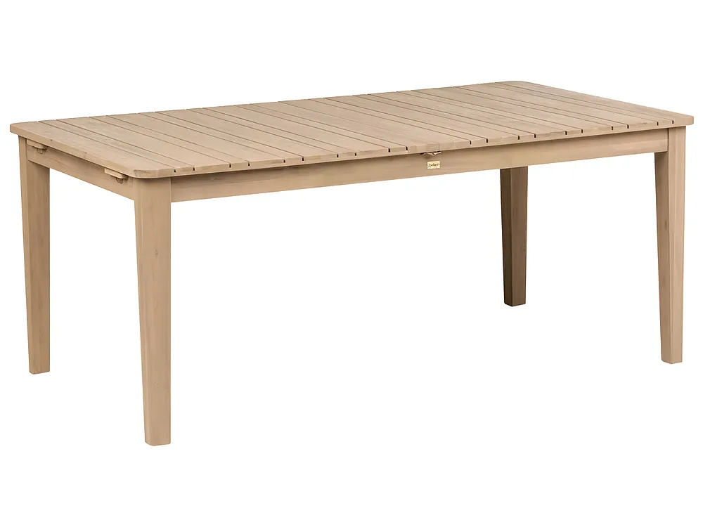 Jatkettava puutarhapöytä TOSCANELLA 180/280 cm 100 cm Sertifioitu akaasia Vaaleanruskea_1161834