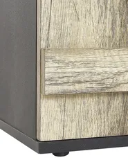 4 Tier Bookcase SALTER 163 cm Brown/ Black_778379