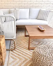 Rug PIRLI Beige 80 x 150 cm Jute_923168