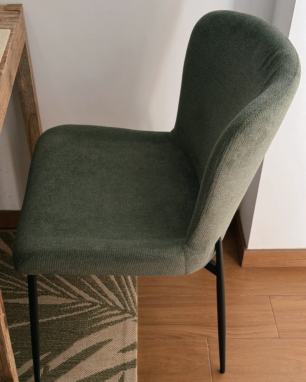 Set of 2 Dining Chairs ADA Dark Green_967818