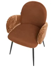 Ruokatuolisetti 2 kpl AMITY kangas Ruskea_1037331
