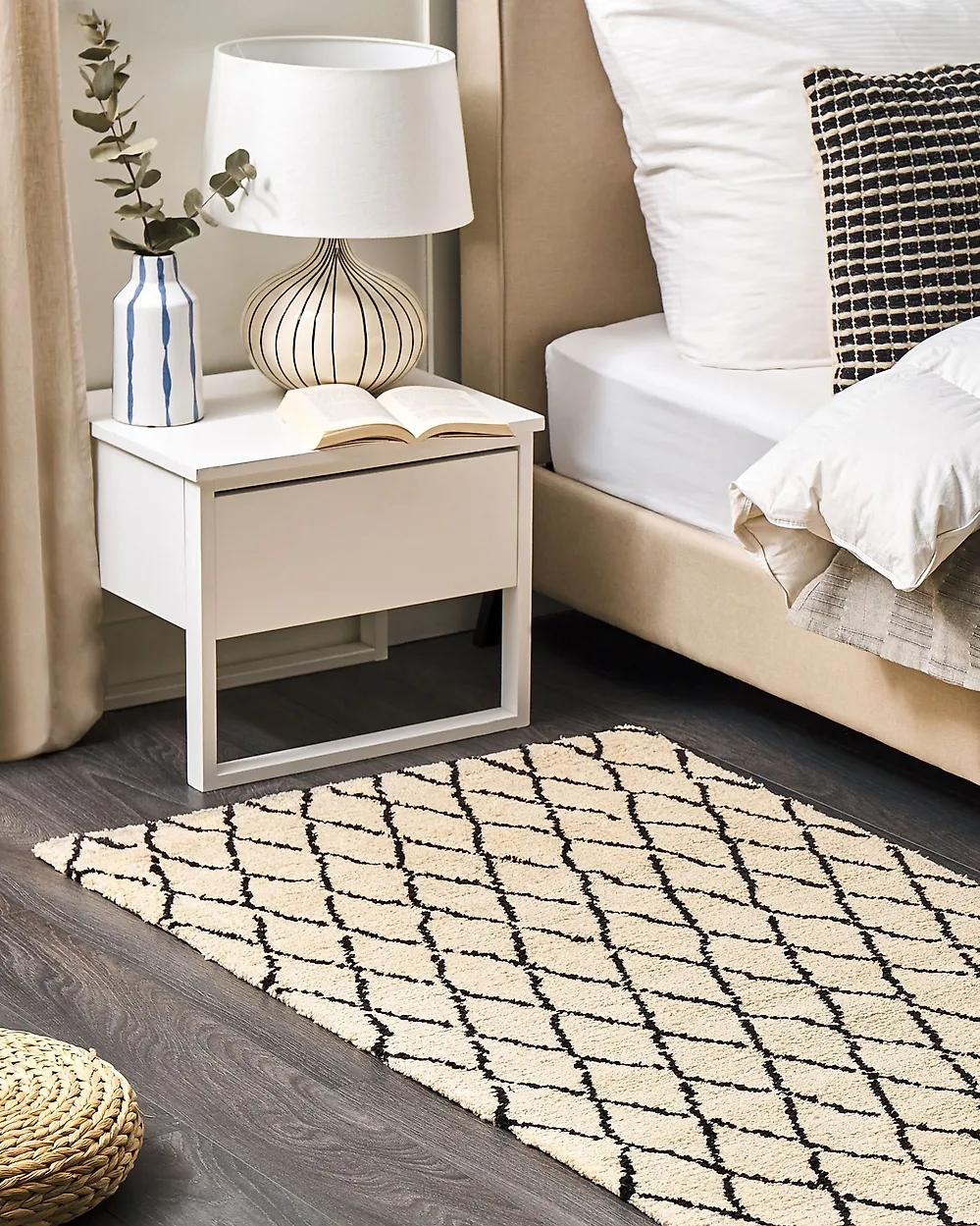 Rug MIDYAT Beige 80 x 150 cm_1179885