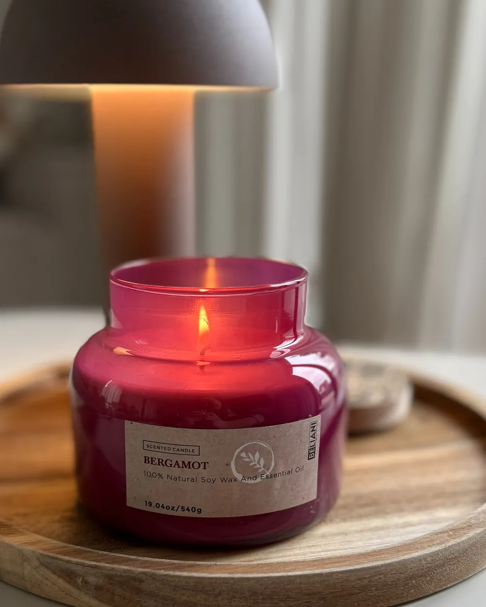 Scented Candle DELIGHT BLISS Soy Wax Fruity Notes_975492