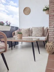 Lykta MAURITIUS 30 cm Videträ Naturlig_824808