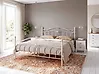 Säng med lamellram Metall ANTLIA 180 x 200 cm Ljusbeige