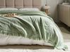 Bedspread YERBENT Cotton 200 x 220 cm Green