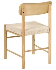 Set of 2 Dining Chairs DIGNE Wood Light Brown_1048999