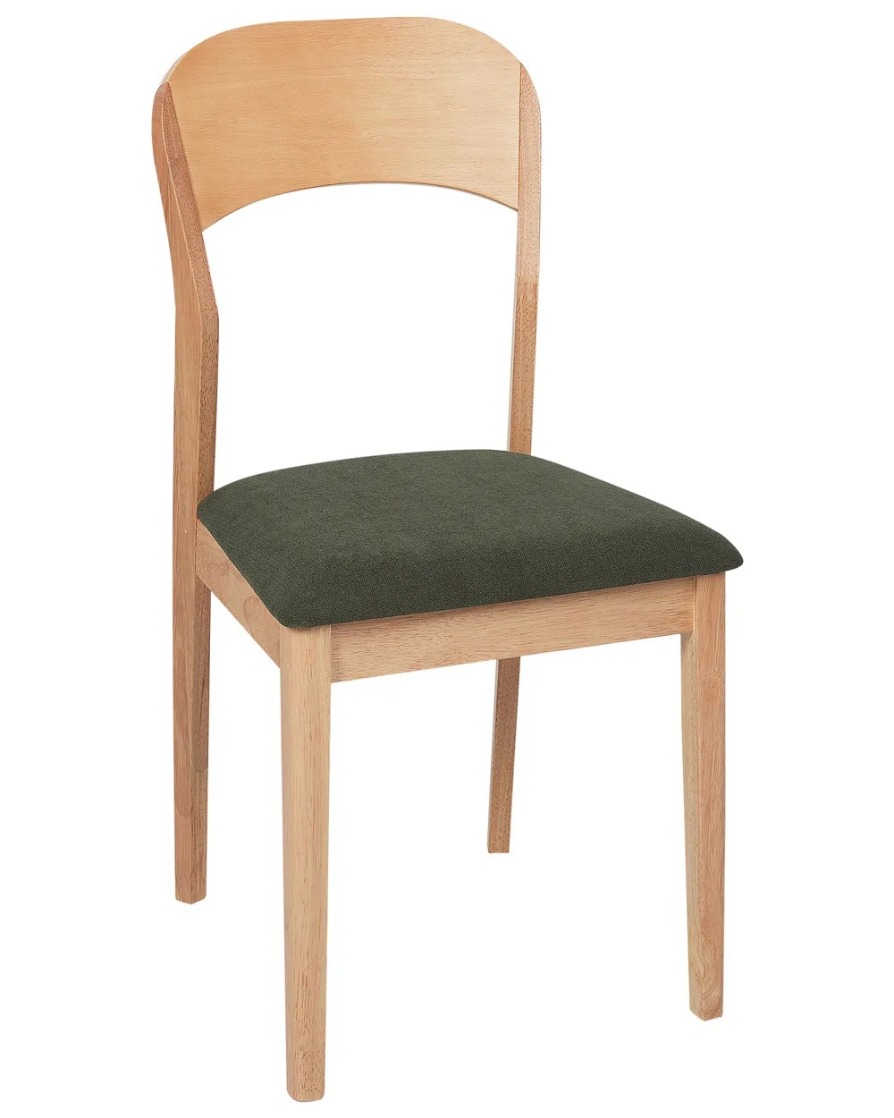 Set of 2 Dining Chairs ALVIN Wood Light Brown_926622