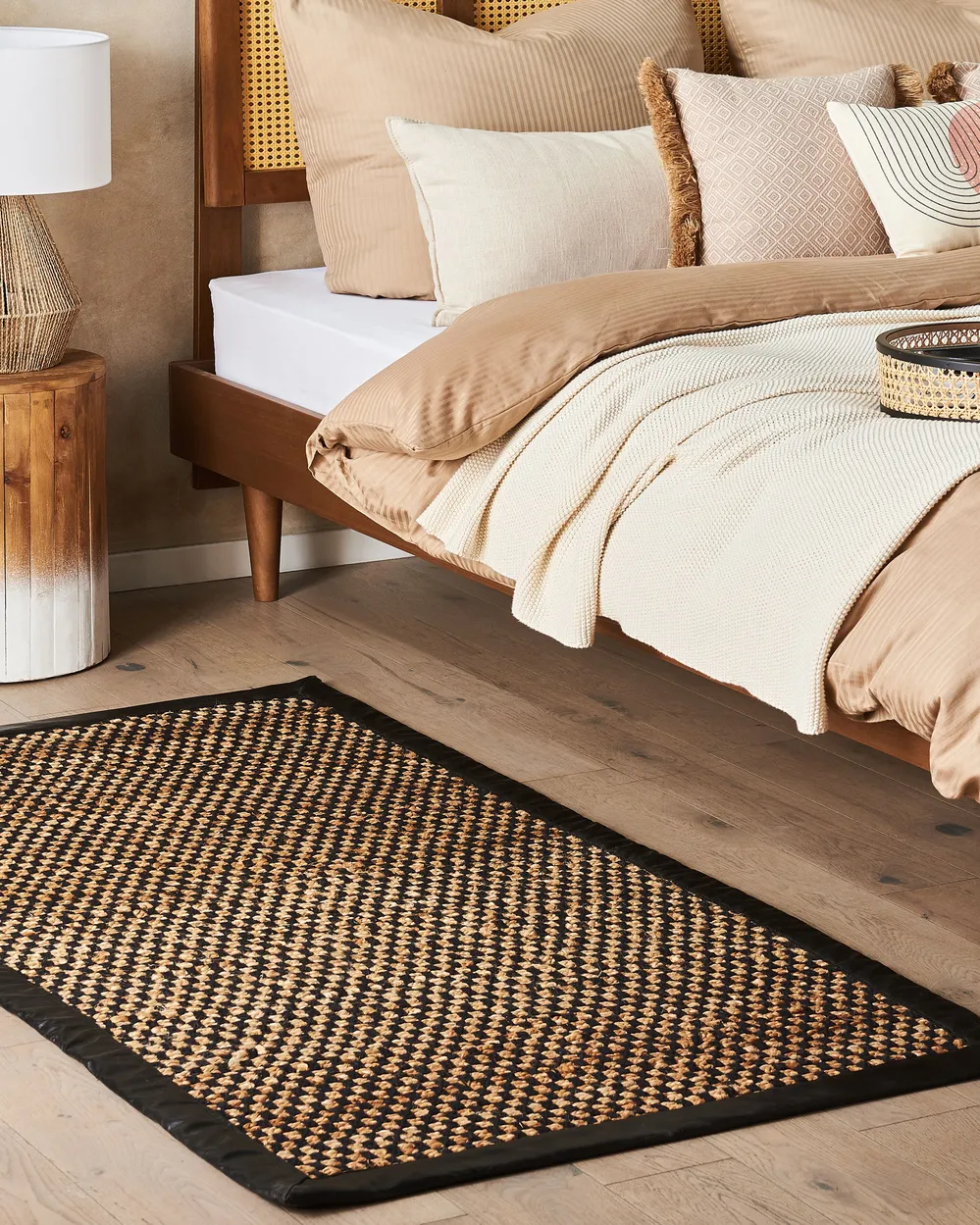 Rug GERCE Beige 80 x 150 cm Jute