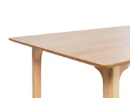 Dining Table DELMAS Light Ash Wood 160 cm 90 cm_899220