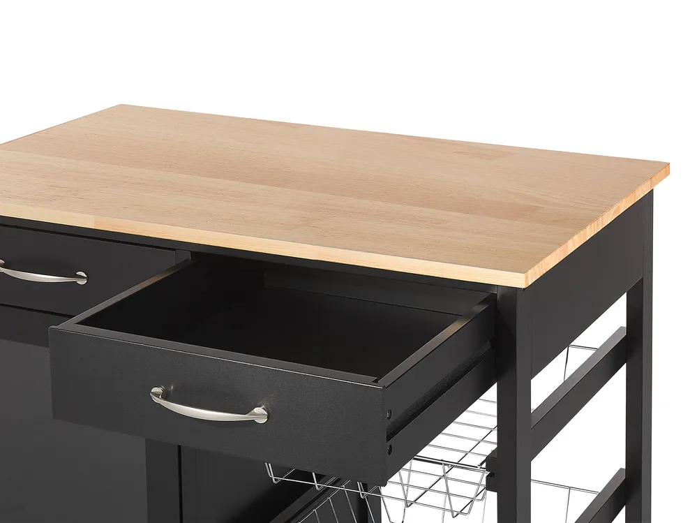 Kitchen Trolley BOVES Black_817396