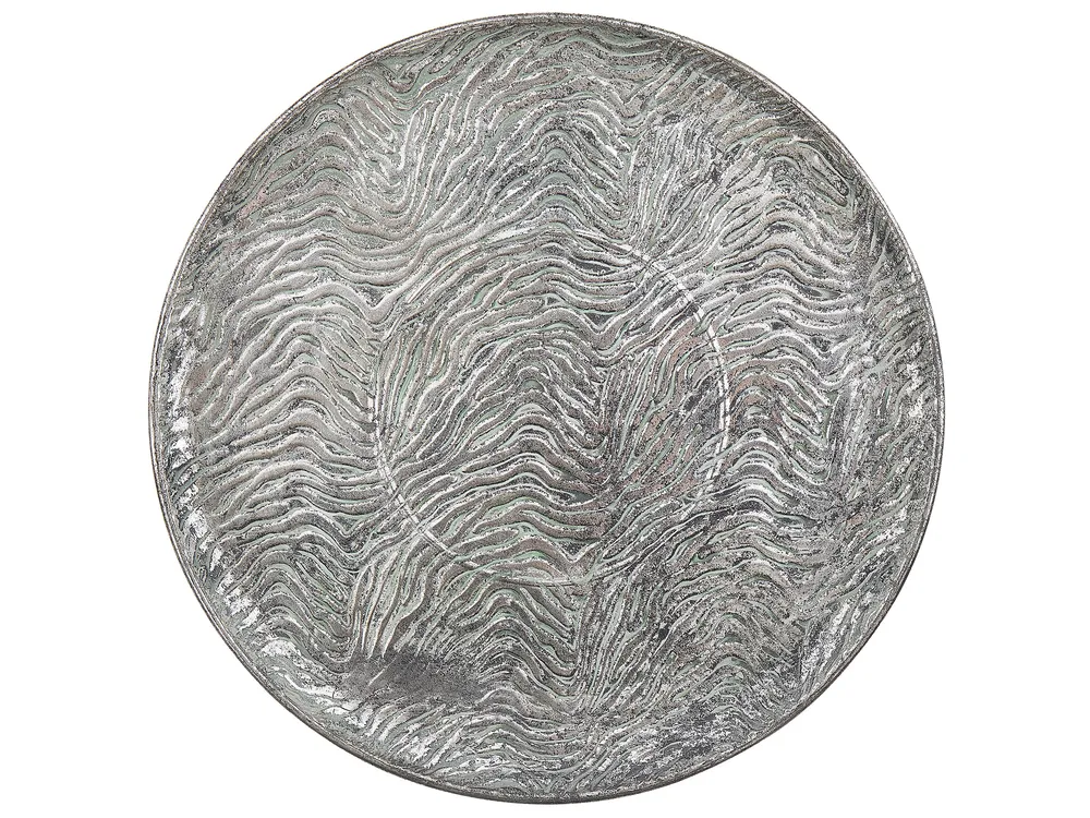 Decorative Tray KITNOS Metal Silver