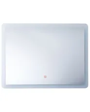 LED Bathroom Mirror CORROY 80 cm 60 cm Silver_780760