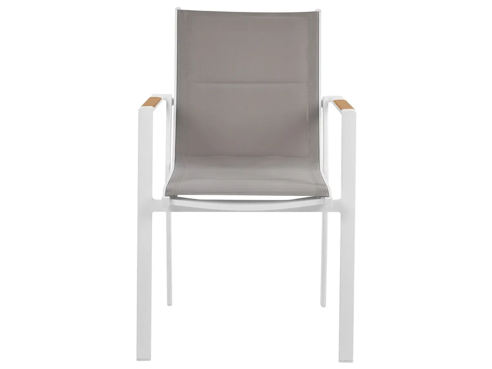 Garden Dining Set 8 Seater VALCANETTO/BUSSETO Metal Grey_922883