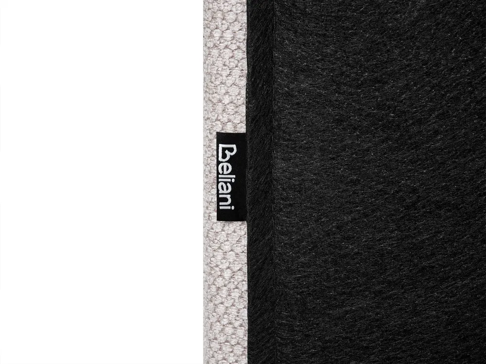 Ottoman Bed BONIFACIO Faux Linen Grey 160 x 200 cm (EU King Size)_1064291