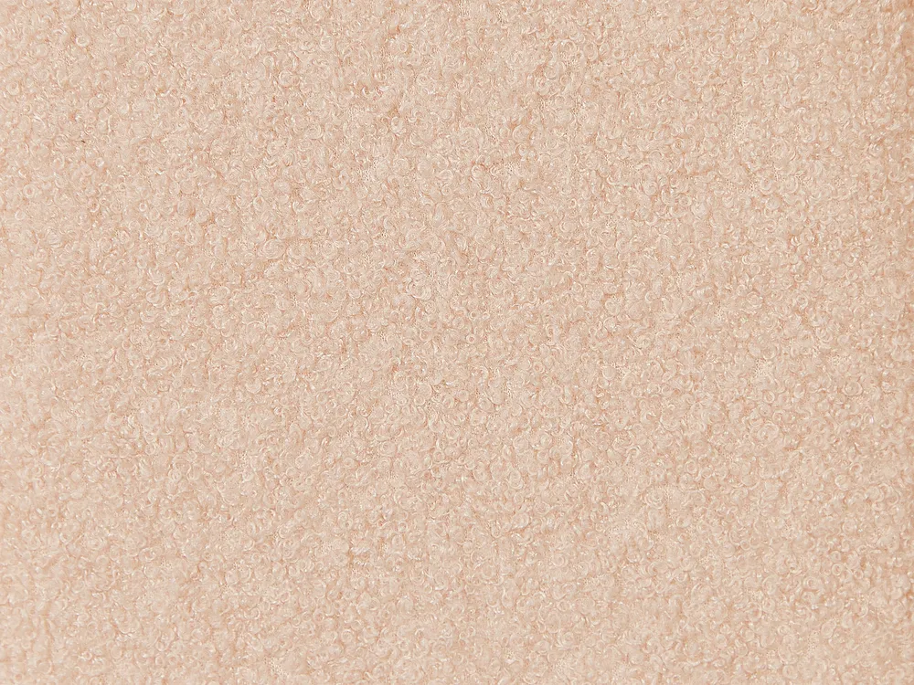 Trundle Bed Boucle TROYES 90 x 200 cm (EU Single) Peach Pink_906974