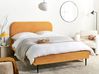 Bed Corduroy FLAYAT 140 x 200 cm (EU Double) Orange