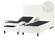 Justerbar säng Bouclé DUKE II 180 x 200 cm Off-White_1026037