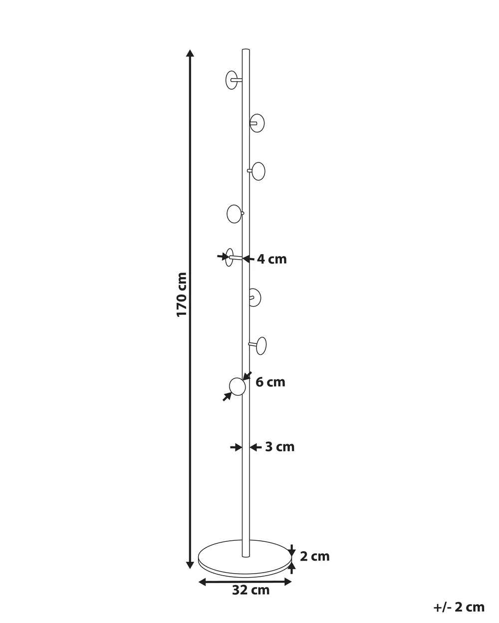 Coat Stand NOTUS Silver_1043405