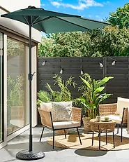 Half-Round Parasol 270 cm GALATI Green_1178854
